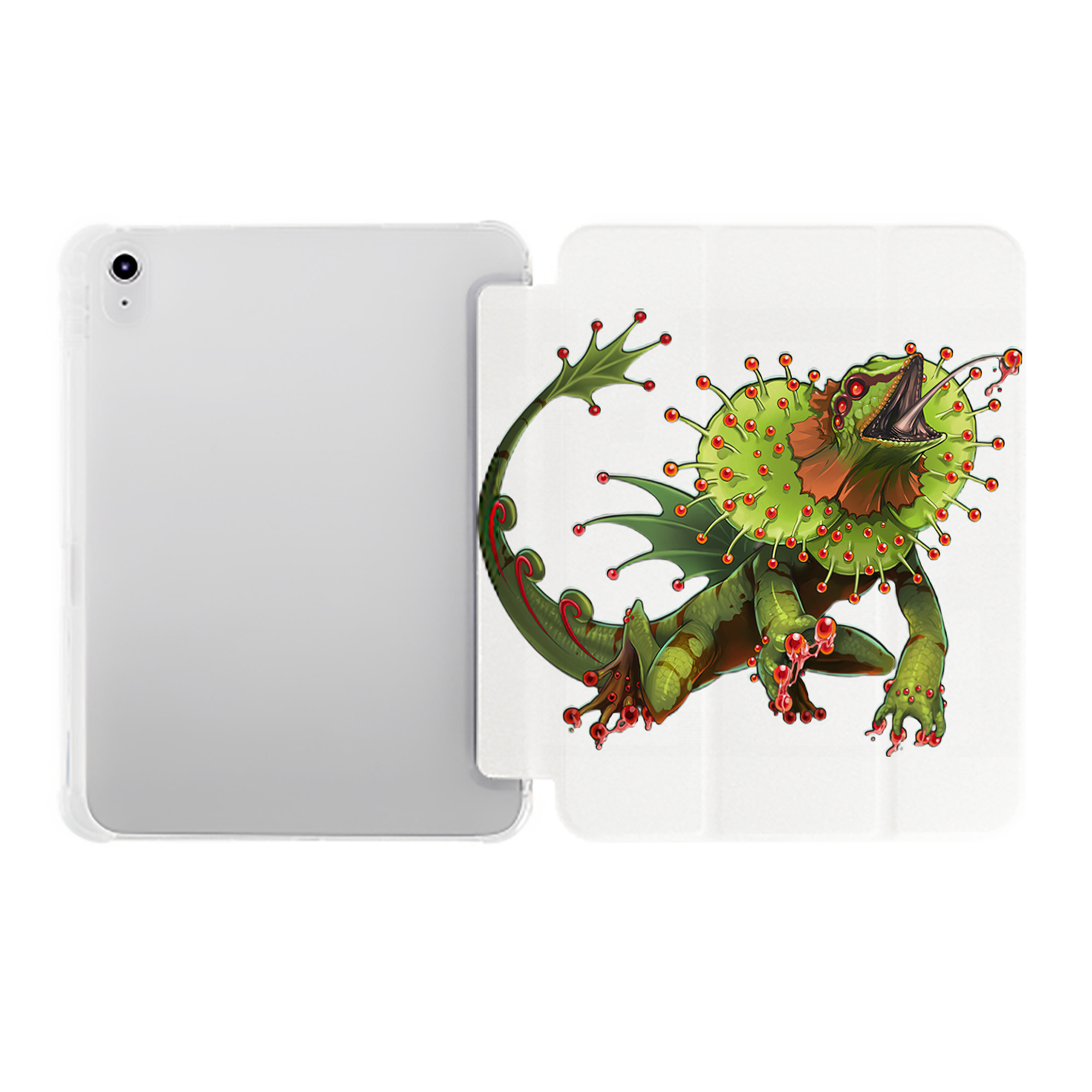 （画像用） 遊☆戯☆王 Yu-Gi-Oh! IPad ケース ペン収納付き 三つ折りスタンド PUレザー×シリコン 対応機種9.5/10.5/10.9インチ